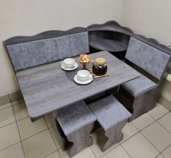 Кухонный уголок Миссия с полкой ткань в Купино - mebel154.com