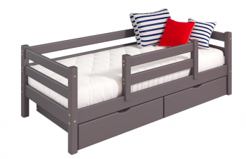 Кровать Соня с защитой по центру вариант 4 в Купино - mebel154.com
