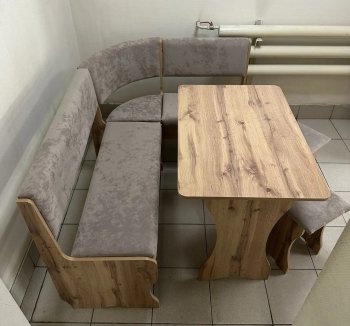 Кухонный уголок Миссия V велюр (дуб вотан) в Купино - mebel154.com