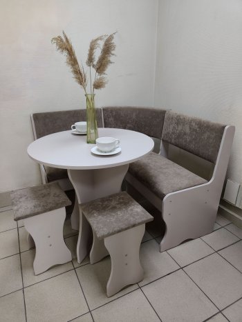 Кухонный уголок Лотос ткань в Купино - mebel154.com