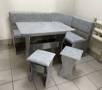 Кухонный уголок Миссия V велюр (сириус) в Купино - mebel154.com