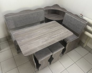 Кухонный уголок Миссия с полкой, ткань(локи) в Купино - mebel154.com