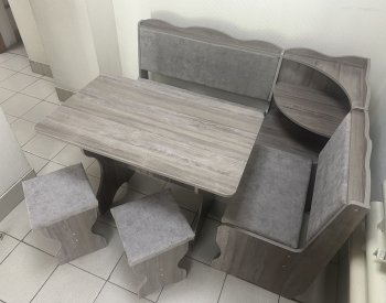 Кухонный уголок Миссия с полкой, ткань(локи) в Купино - mebel154.com
