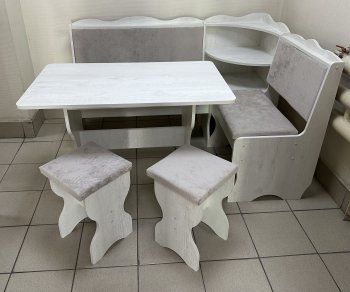 Кухонный уголок Миссия с полкой ткань в Купино - mebel154.com