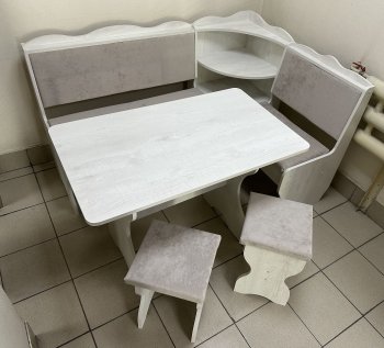 Кухонный уголок Миссия с полкой ткань в Купино - mebel154.com