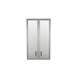 Комплект дверей Приоритет стекло в алюм. рамке К-981 (К-945, КФ-945) в Купино - mebel154.com