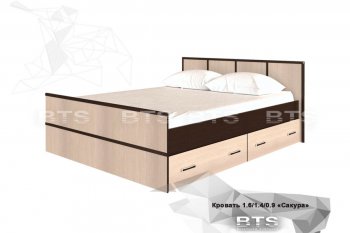 Кровать Сакура 1600(бтс) в Купино - mebel154.com