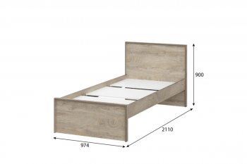 Кровать 0.9м Этна в Купино - mebel154.com