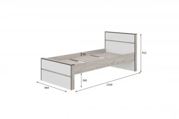 Кровать 0.9м Акита в Купино - mebel154.com