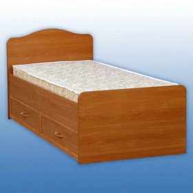 Кровать односпальная с ящиками в Купино - mebel154.com