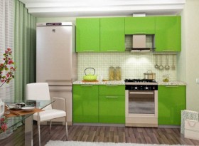 Кухня Олива зеленый металлик модульная в Купино - mebel154.com
