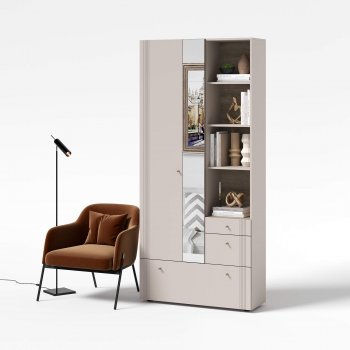 Вешалка с зеркалом Одетта (ВШ1) в Купино - mebel154.com