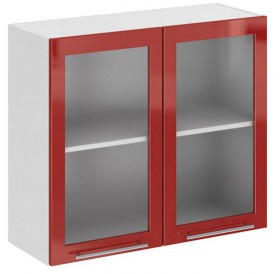 Олива ПС 800 шкаф верхний стекло в Купино - mebel154.com