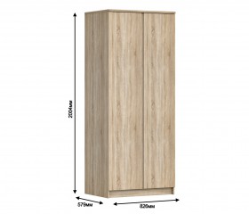 Шкаф 2-х дверный Кито СБ-2309 в Купино - mebel154.com