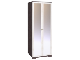 Шкаф для одежды 2-х дверный с зеркалом 12-2 Бриз в Купино - mebel154.com