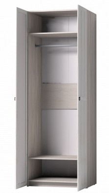 Шкаф для одежды 2-х дверный с зеркалом 54-2 Марсель в Купино - mebel154.com