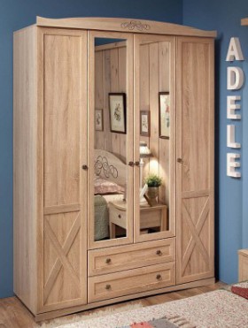 Шкаф для одежды 4-х дверный 9 Adele в Купино - mebel154.com
