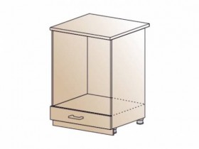 Шкаф нижний для духовки Настя ШНД 600 в Купино - mebel154.com