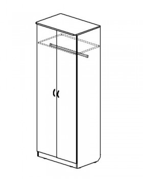 Шкаф распашной 2-х створчатый в Купино - mebel154.com