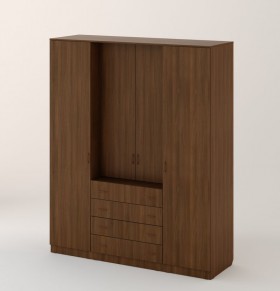 Шкаф распашной 4-х створчатый с 2 ящиками в Купино - mebel154.com