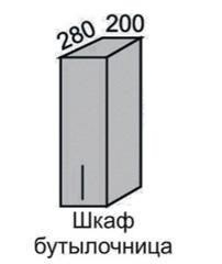 Шкаф верхний 720 ВШ 20 с дверцей Алеся Эконом в Купино - mebel154.com
