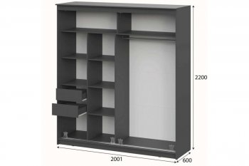 Шкаф-купе  ШКП-3  2м  Макс в Купино - mebel154.com