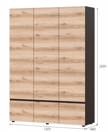 Шкаф 3-х Берген в Купино - mebel154.com